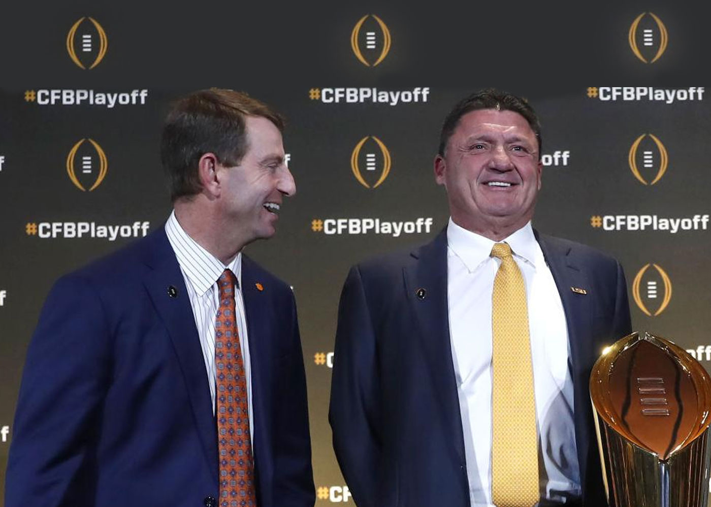Ed Orgeron left USC but stayed in spirit, and he'd love to return now